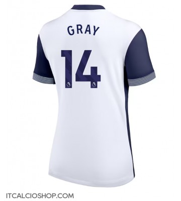 Tottenham Hotspur Archie Gray #14 Prima Maglia Femmina 2024-25 Manica Corta